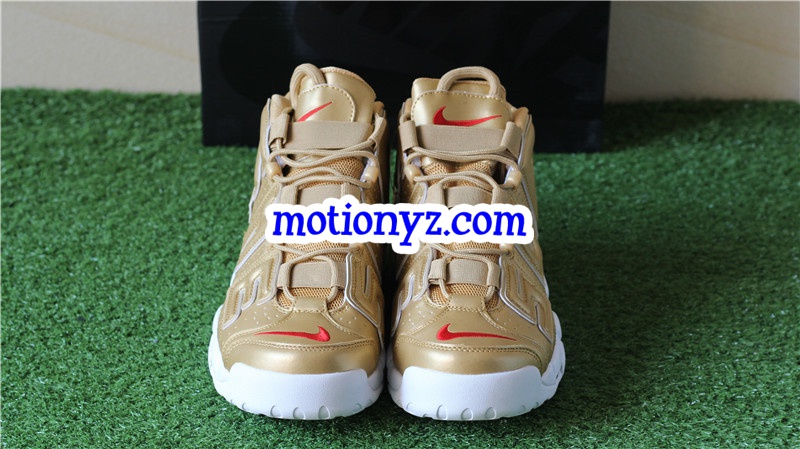 Supreme x Nike Air More Uptempo Gold